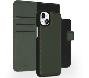 Accezz Premium Leather 2 in 1 Wallet Bookcase iPhone 14 Plus - Groen