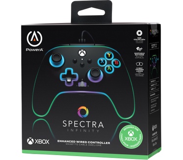 PowerA Spectra Infinity Enhanced Wired Controller for Xbox Series X|S Zwart