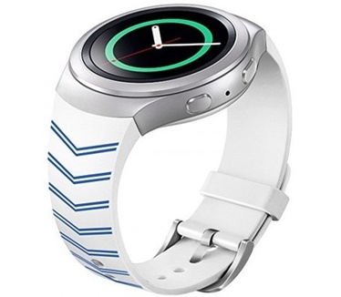 qMust Samsung Gear S2 Chevron Sportbandje - White