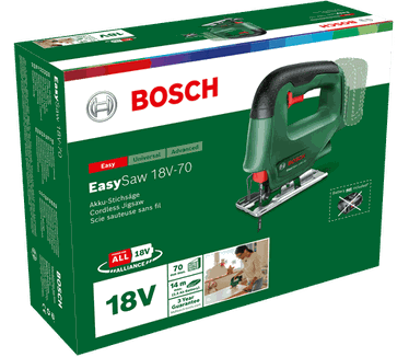 Bosch Home and Garden EasySaw 18V-70 Accu-decoupeerzaag 0603012000 Zonder accu 18 V 0 Ah