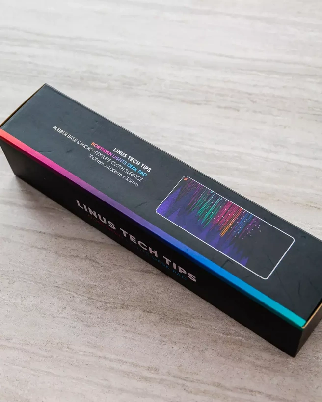 LTT Northern Lights Desk Pad 1000x400 Kenmerken Tweakers