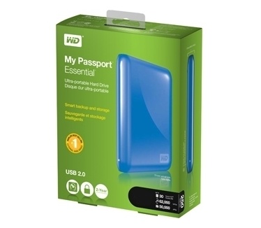 WD My Passport Essential Essential 640GB Blauw
