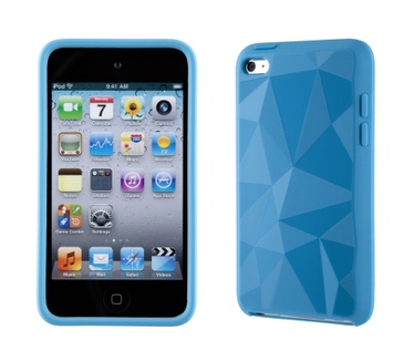 SP iPod Touch V4 GeoMetric (Cyan)