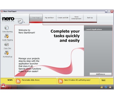 Nero Lite 9.4.12.708b screenshot (481 pix)
