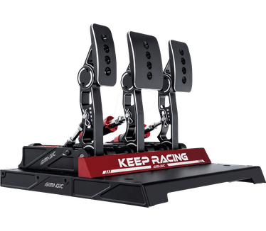 Simagic Simagic P1000 - 3er Pedalset (PC), Controller, Zwart, Rood