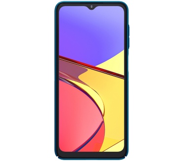 Nillkin Frosted Shield Hard Case - Samsung Galaxy A12 - Blauw Blauw