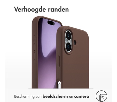 Accezz Liquid Silicone Backcover met MagSafe