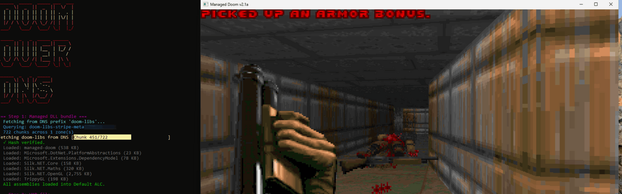 Image for the article: .Geek - Hacker draait Doom volledig in DNS-records
