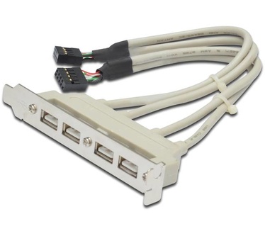 Digitus 4 x USB A, 2 x IDC