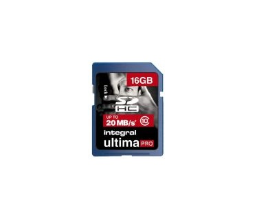 Integral UltimaPro 16GB SDHC card - class 10