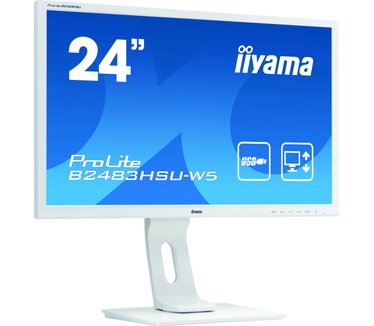 Iiyama ProLite B2483HSU-W5 Wit
