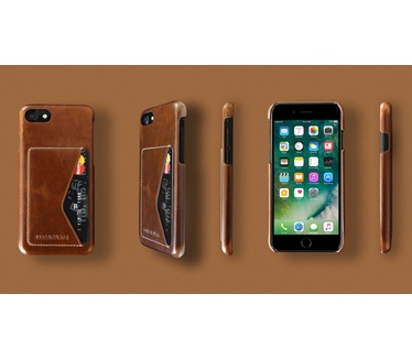 Mobiparts Excellent Backcover Apple iPhone 7, iPhone 8 Oaked Cognac