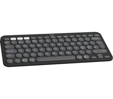 Logitech Pebble Keys 2 K380s, Qwerty Nordic, Grafiet