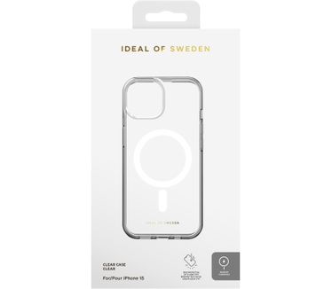 iDeal of Sweden Transparante case MagSafe iPhone 13 / 14 / 15 / 16e transparant