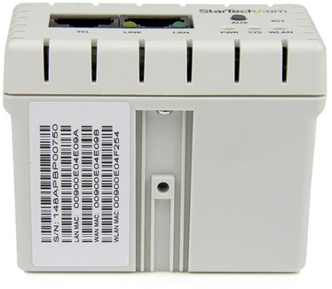 Startech.com 300 Mbps 2T2R draadloos-N Access Point met wandmontage 2,4 GHz 802.11b/g/n wifi-toegangspunt met PoE-voeding