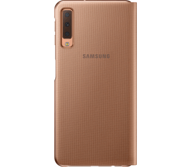 Samsung Galaxy A7 (2018) Wallet Cover Goud (Galaxy A7 (2018)) Goud