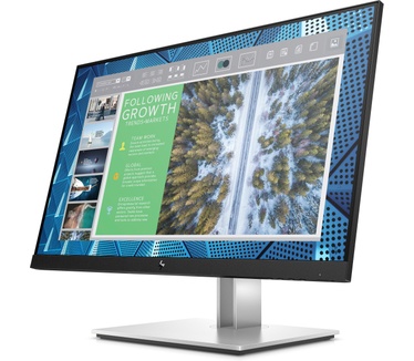 HP E24q G4 (9VG12AA) Zilver, Zwart
