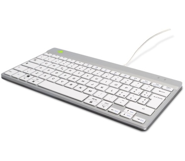 R-Go Tools R-Go Compact Break toetsenbord, QWERTY (IT), bedraad, wit
