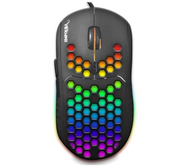 Inca IMG-346 Honeycomb Professional Gaming Mouse/Muis DPI: 6400 6 Different Lighting Modes nu met gratis IMP-020 GAMING MOUSE PAD (ALLEEN BIJ BasicTeQ)