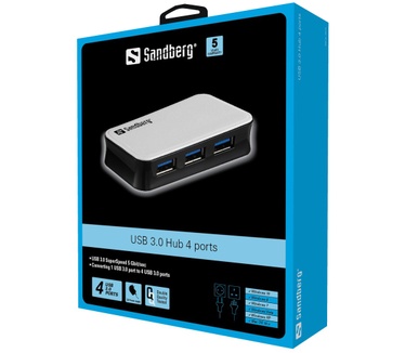Sandberg USB 3.0 Hub 4 ports