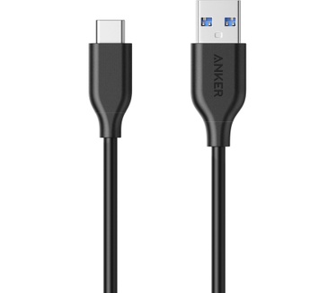 Anker PowerLine USB-C to USB 3.0 3ft (0.9m) Black (A8163G11)