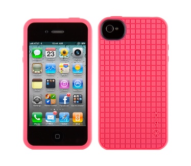 Speck PixelSkin HD for iPhone 4S/4 (Pink) (Apple iPhone 4)