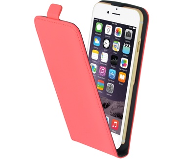 Mobiparts Premium Flip Case Apple iPhone 6, iPhone 6S Peach Pink