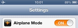Airplane mode