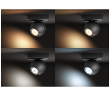 Philips Hue Buckram Spotlamp Zwart (1-spot)