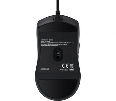 Vortech Essential Bedrade Gaming Muis Zwart