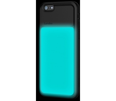 Lumdoo Apple iPhone 6 Duo Cover Black/Pastel Blue