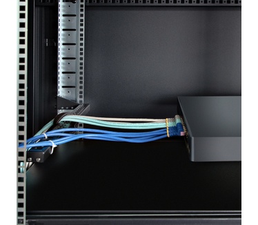 Startech.com 1U Rackmonteerbare Kabelorganizer met Verstelbare Diepte, Kabelhouder voor 19" Racks/Serverkasten, Horizontale Kabelgeleider voor Patch Panelen/Switches/PDUs