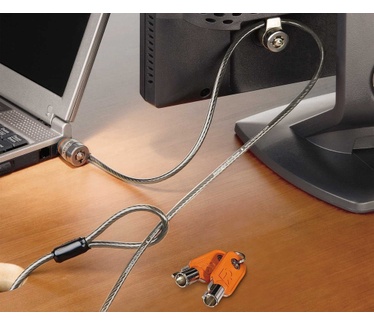 Kensington Kensington Twin MicroSaver® Master Keyed-slot - gedeelde toegang (Like Keyed)