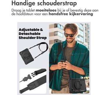 Accezz Rugged Backcover Shoulder Strap