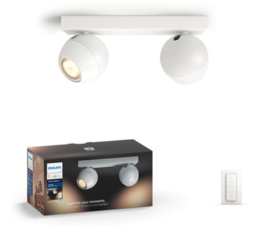 Philips Hue Buckram Spotlamp Wit (2-spot)