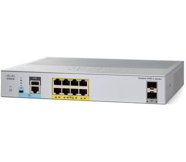 Cisco 8Port PoE Gigabit Layer 2 Managed Switch with Dual SFP