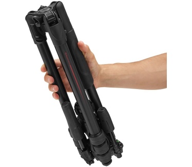 Manfrotto Befree GT PRO 3-weg reisstatiefset, 3-weg vloeistofkop, nivelleringskolom, foto/video, koolstofvezel, Arca, Twist Lock, DSLR, spiegelloos, camera-accessoires