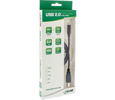 InLine USB C/USB B, 1.5 m