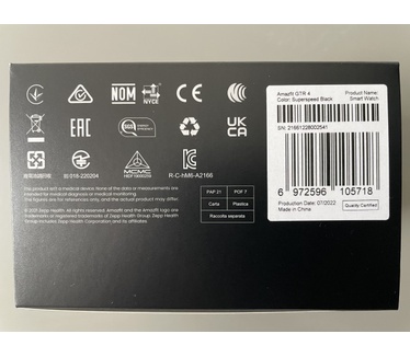 Amazfit GTR 4 Zilver (Zwart)