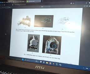 Een van de taken waar de ontwikkelaars bij MICS nu mee bezig zijn, is het optimaliseren van de manier waarop de Intel RealSense-camera van de robot de omgeving in kaart brengt