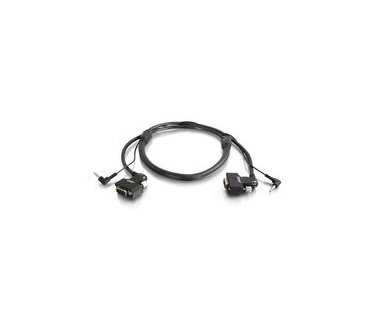 CablesToGo 2m VGA270+RA 3.5mm M/M