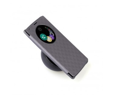 qMust Window Cover LG G4 met Wireless Charging Receiver - Grey