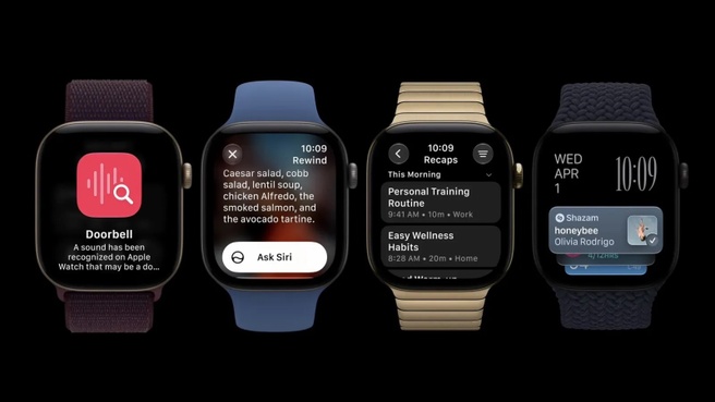 De verschillende Audio Intelligence-functies. Bron: Apple