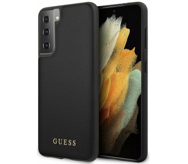 Guess Iridescent Hard Case Samsung Galaxy S21 Plus (G996) - Zwart Zwart