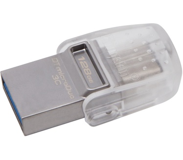 Kingston DataTraveler microDuo 3C 128GB Zilver