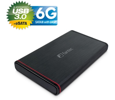 Fantec 225U3eSATAp-6G 500GB Zwart