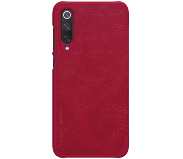 Nillkin Qin PU Leather Book Case voor Xiaomi Mi 9 SE - Rood  Rood