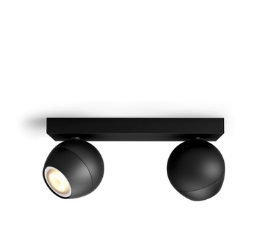 Philips Hue Buckram Spot Bluetooth (2-spot) Zwart