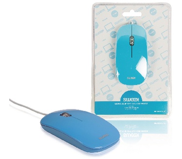 Sweex Bedrade Muis Bureaumodel 3 Knoppen Blauw