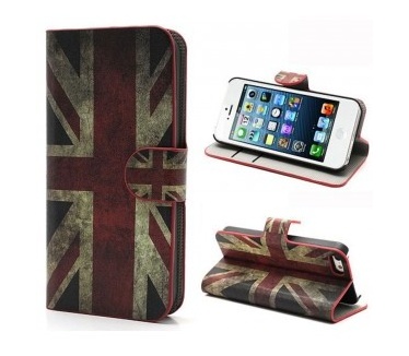 qMust Apple iPhone SE Wallet Case - hoesje met stand - UK